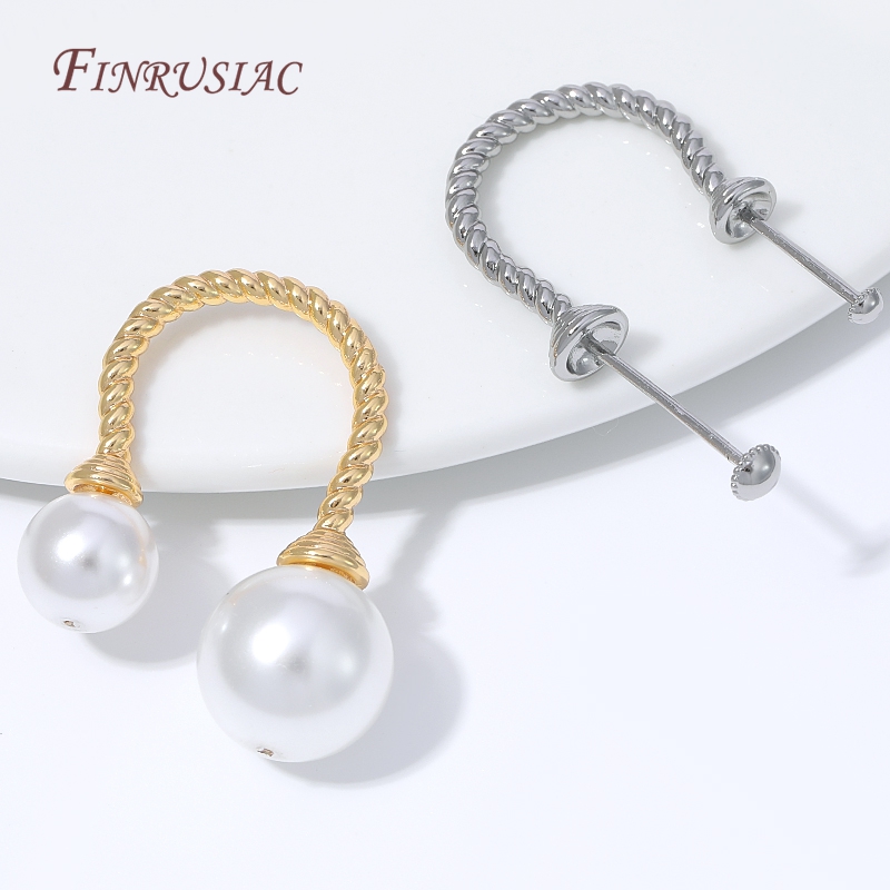 Hoop Earrings - фурнитура для сережек.1-3 шт. позолоченные 18-каратным