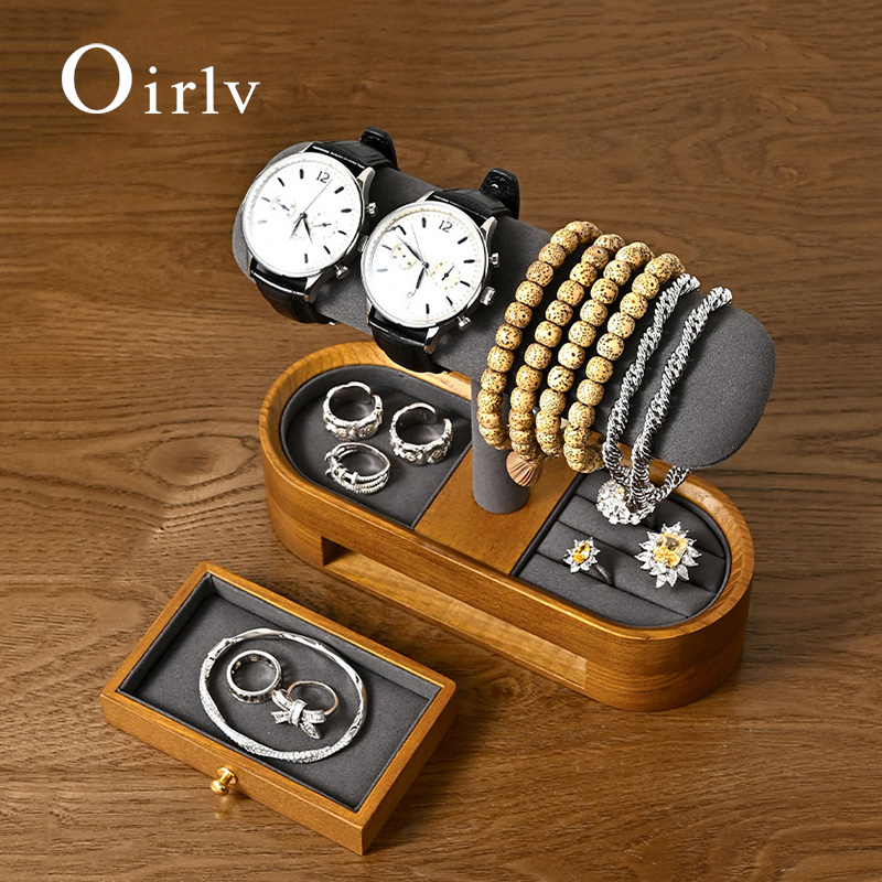 Jewelry Box With Watches - Oirlv органайзер для часов из цельного