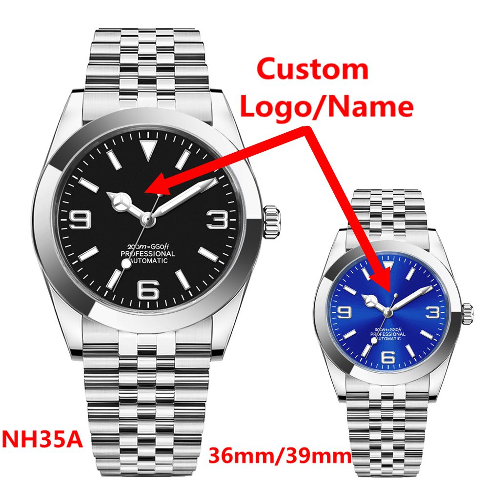 Mens Mechanical Watch - Наручные часы с индивидуальным логотипом, люксовые,