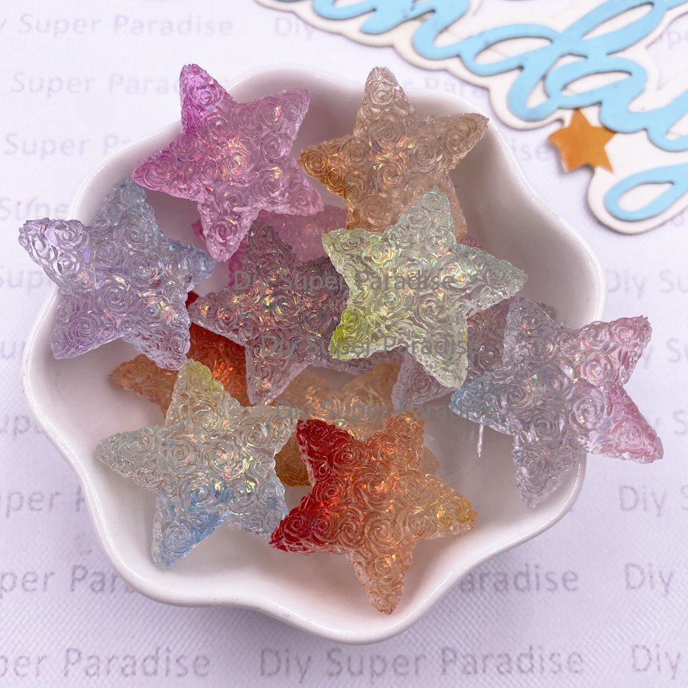 Paradise Jewelry & Watches Llc - 10 шт., прозрачная смола ярких цветов,