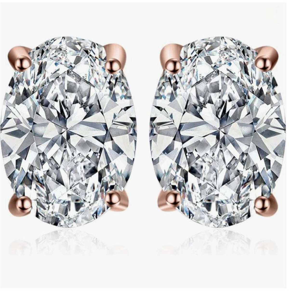 14-каратное золото, физическое – обзор и цена Diamond Stud Earrings