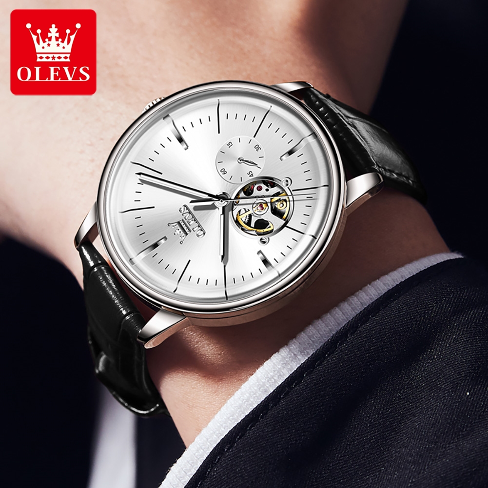 Мужские часы OLEVS 6708, модны – обзор и цена Mens Mechanical Watch