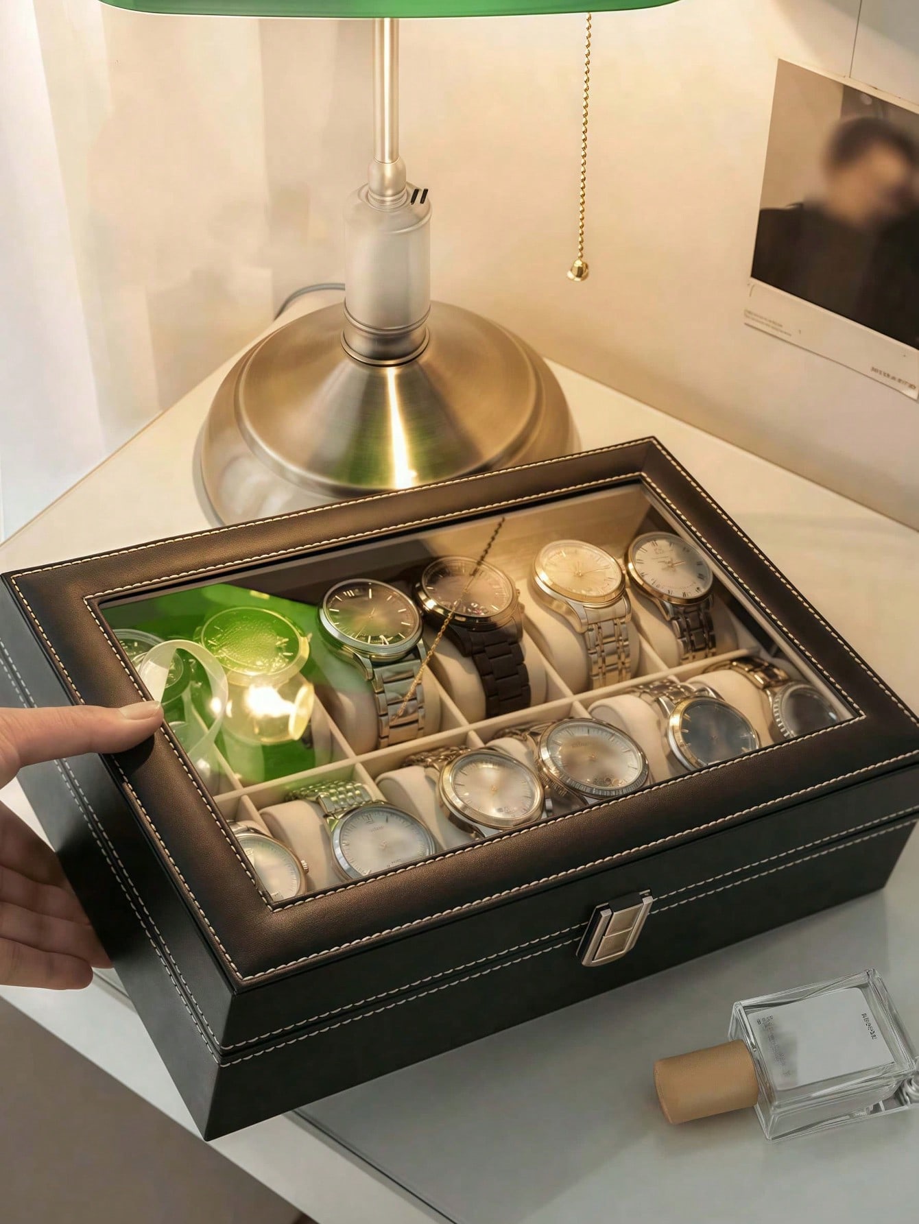 Кожаная шкатулка для часов с з – обзор и цена Jewelry Box With Watches
