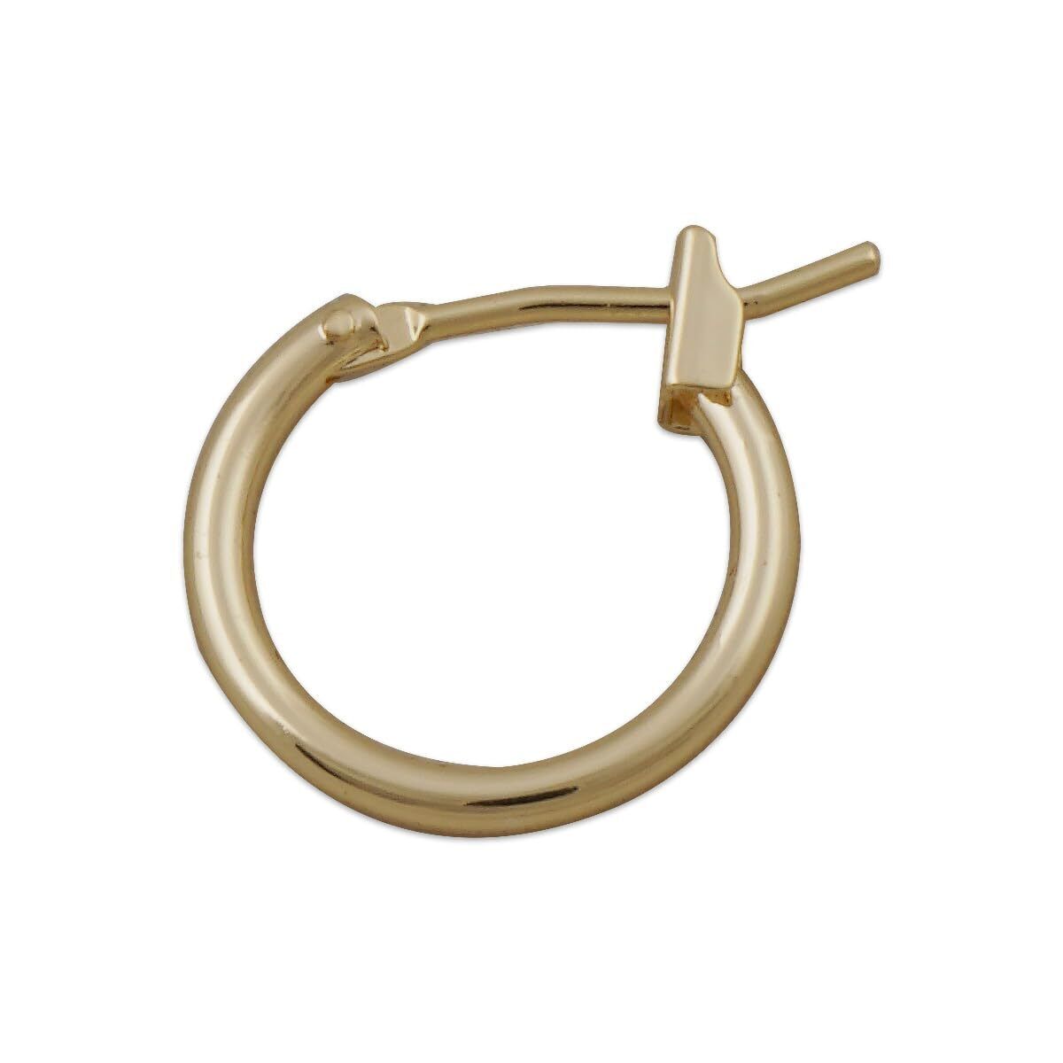 10 шт., 14-каратное золото, фр – обзор и цена Hoop Earrings
